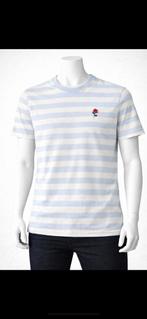 CM- Blauw/wit gestreept T-shirt met rode roos XS H&M, Kleding | Heren, Ophalen of Verzenden, Gedragen, Wit