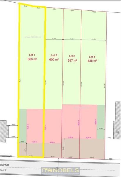 Bouwgrond te koop in Oudenaarde, Immo, Gronden en Bouwgronden, 500 tot 1000 m²