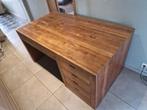 bureau teck double 160 cm de long sur 90 de large, Huis en Inrichting, Bureaus, Ophalen, Zo goed als nieuw, Bureau