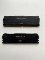Crucial Ballistix 2x8Gb DDR4 3600MHz Ram, 16 GB, Desktop, Zo goed als nieuw, DDR4