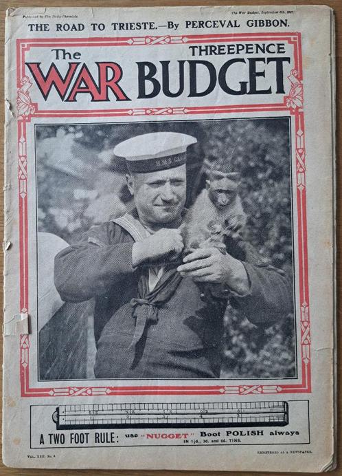 Le magazine britannique The War Budget, Collections, Objets militaires | Seconde Guerre mondiale, Autres, Enlèvement ou Envoi