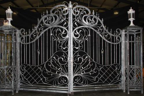 tuinpoort villapoort direct leverbaar (kunstwerk)30% korting, Tuin en Terras, Tuinpoorten, Nieuw, Draaipoort, Staal, 200 cm of meer