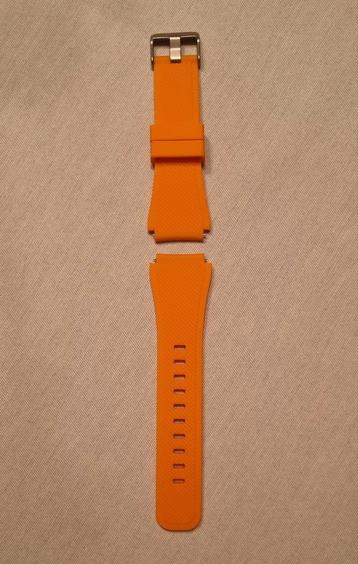 Strap-it silicone horlogeband oranje 22mm (new) beschikbaar voor biedingen