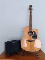 Morgan W120SCE gitaar & Roland AC-33 versterker, Comme neuf, Enlèvement ou Envoi