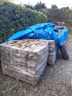 5000 grote gekuiste oude bakstenen 22x11x6, Doe-het-zelf en Bouw, Metselstenen, Ophalen, Zo goed als nieuw, Bakstenen