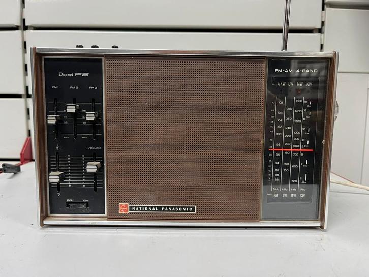 Radio National Panasonic RF-969LB „Doppel PS” - jaren 70, Audio, Tv en Foto, Radio's, Zo goed als nieuw, Radio, Ophalen