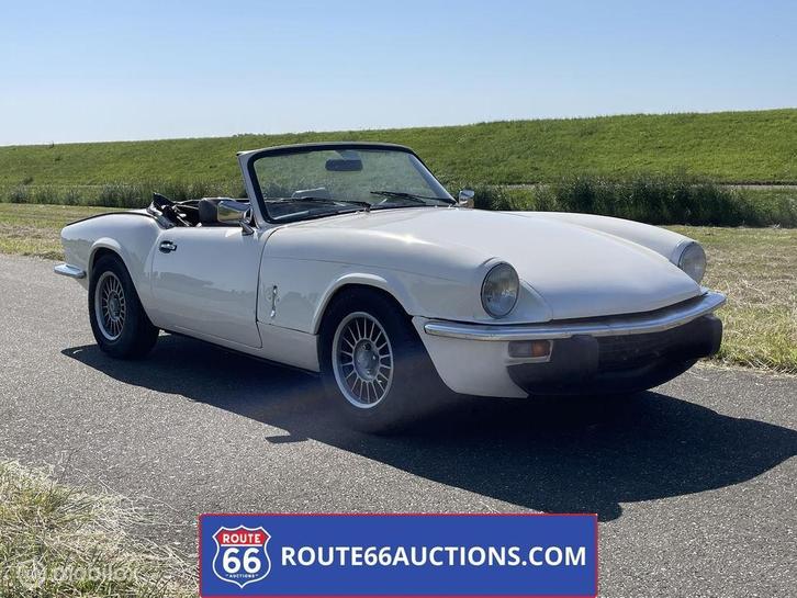 Triumph Spitfire 1500 | 1978 | Route 66 Auctions, Auto's, Oldtimers, Bedrijf, Te koop, Triumph, Benzine, Overige carrosserie, Handgeschakeld