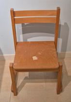 Houten kinderstoel, Ophalen