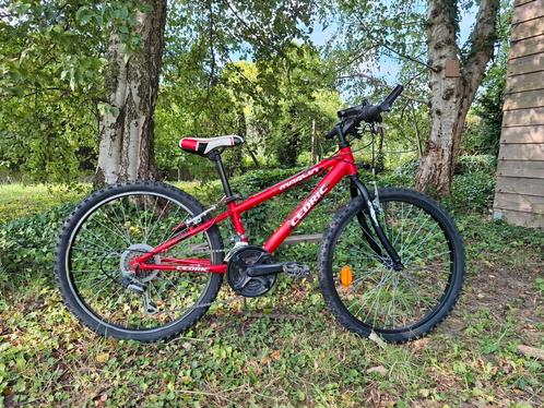 Mountainbike jongens 24" rood, Fietsen en Brommers, Fietsen | Jongens, Gebruikt, 24 inch, Handrem, Versnellingen, Ophalen