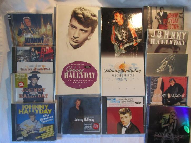 Johnny Hallyday : Lot de CD, Cd's en Dvd's, Cd's | Franstalig, Gebruikt, Ophalen of Verzenden