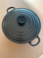 Grijze kookpot Le Creuset, Kookpan of Snelkookpan, Gebruikt, Gietijzer, Ophalen of Verzenden