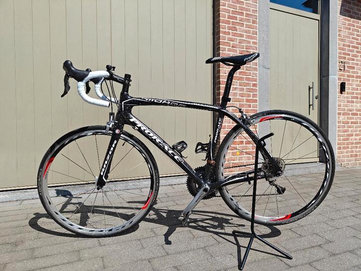 Prorace Moros Carbon, Fietsen en Brommers, Fietsen | Racefietsen, Gebruikt, Heren, Overige merken, Meer dan 20 versnellingen, Carbon