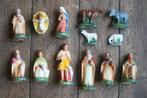 Oude kerststalgroep / kerststal beelden (jaren 40/50), Diversen, Kerst, Ophalen of Verzenden, Gebruikt
