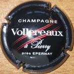 Champagnecapsule VOLLEREAUX zwart & wit nr.03, Verzamelen, Wijnen, Nieuw, Frankrijk, Ophalen of Verzenden, Champagne