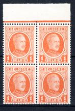 190 MNH 1922 - S.M. le Roi Albert (4 pièces), Timbres & Monnaies, Timbres | Europe | Belgique, Enlèvement ou Envoi, Non oblitéré