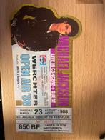 Michael Jackson concert ticket 1988 Werchter, Tickets en Kaartjes