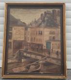 huile sur toile signe camille barthelemy, Ophalen of Verzenden