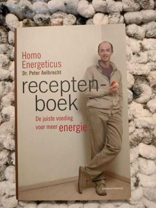 Peter Aelbrecht - Receptenboek Homo Energeticus, Livres, Santé, Diététique & Alimentation, Comme neuf, Enlèvement ou Envoi