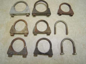7 Bagues de serrage, colliers d'échappement, colliers de ser, Enlèvement ou Envoi, Pièces universelles
