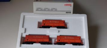 SNCB/MNBS MARKLIN SET 3 SITRANS CARS HO*AC 48448 beschikbaar voor biedingen