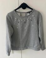 Lichgrijze sweater met parels - small, Vero Moda, Ophalen of Verzenden, Maat 36 (S), Grijs
