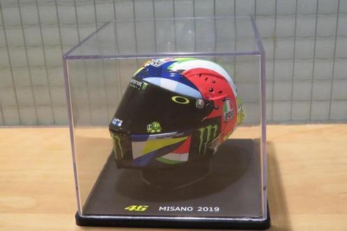 Valentino Rossi AGV helmet 2019 Misano 1:5, Hobby en Vrije tijd, Modelauto's | 1:5 tot 1:12, Nieuw, Overige typen, 1:5 t/m 1:8