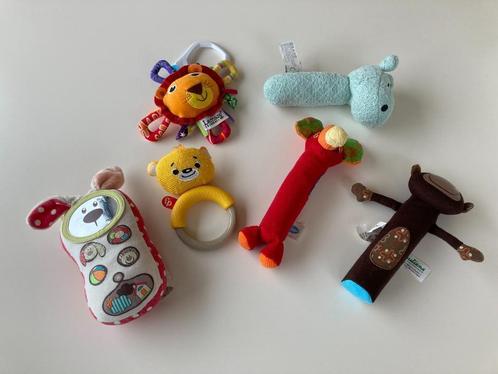 Setje zachte babyspeeltjes, Kinderen en Baby's, Speelgoed | Babyspeelgoed, Gebruikt, Rammelaar, Ophalen of Verzenden