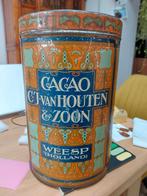 Cacao Blik C.J. van Houten & Zoon, Collections, Boîte en métal, Enlèvement, Utilisé