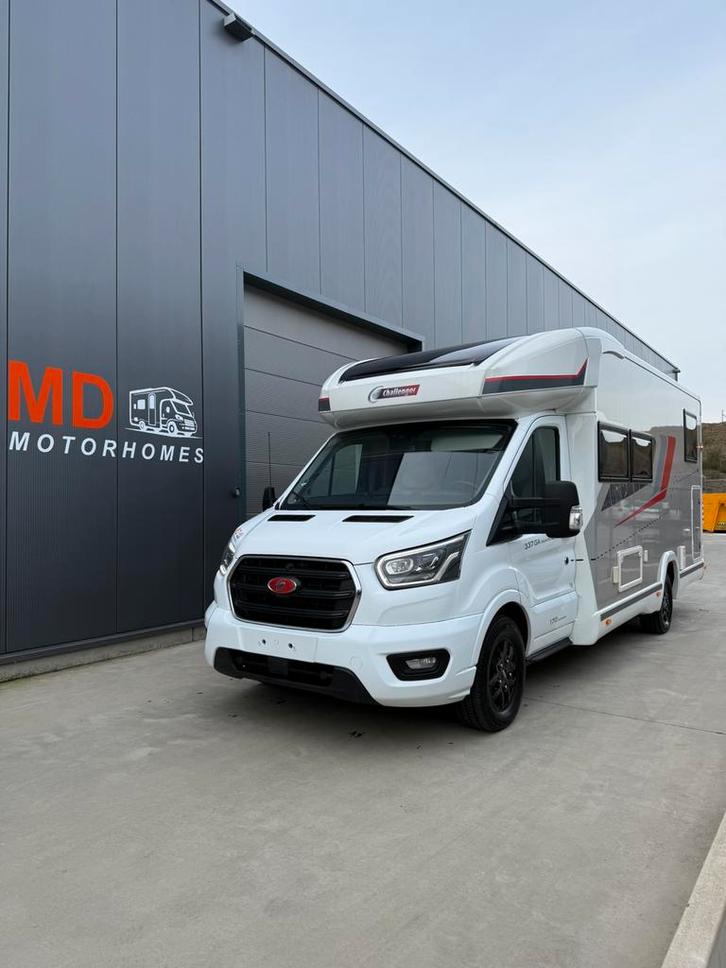 ‼️Challenger 337 Graphite Premium‼️Automaat‼️Twin Bed‼️, Caravans en Kamperen, Mobilhomes, Bedrijf, tot en met 4, Half-integraal