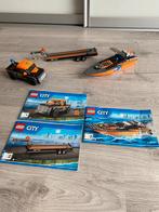 Lego city 60085 - 4x4 met speedboot, Kinderen en Baby's, Speelgoed | Duplo en Lego, Ophalen of Verzenden, Lego, Zo goed als nieuw