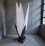 +140cm! Maison Rougier Lotus floor lamp regency 1970s France, Enlèvement ou Envoi