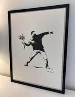 BANKSY: ingelijste lithografie met certificaat, Ophalen of Verzenden