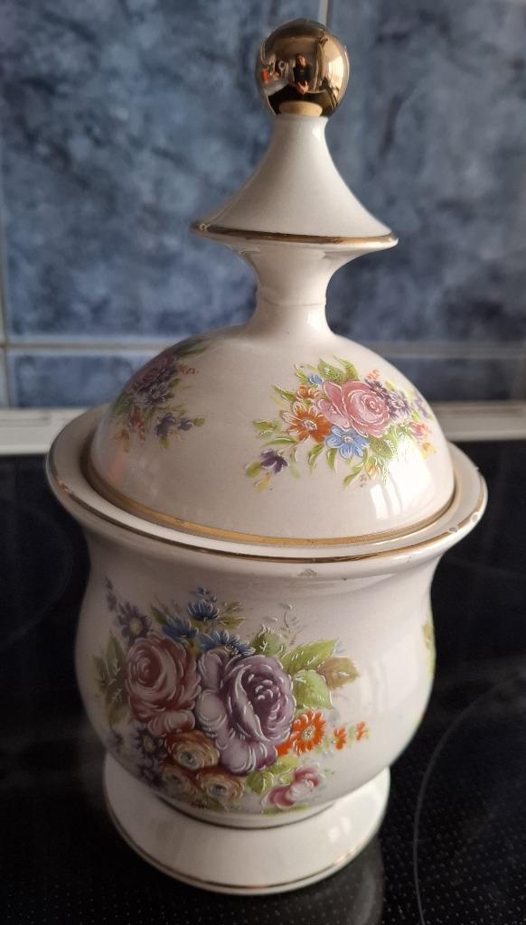 Bonbonnière of suikerpot uit fijn porselein Fioreline, Antiek en Kunst, Antiek | Porselein, Ophalen of Verzenden