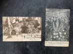 2 postkaarten Oostakker-Lourdes - Grot en Miraculeus beeld, Verzamelen, Ophalen of Verzenden
