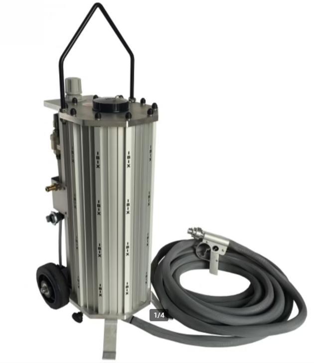 Complete luchtgominstallatie met benzine compressor, Doe-het-zelf en Bouw, Reinigingsmachines, Zo goed als nieuw, Overige typen