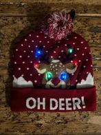Kerstmuts met led, muts met led, verkleed muts met led, Ophalen of Verzenden
