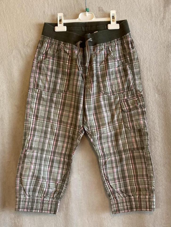 Pantacourt à carreaux kaki et rose H&M taille 12 - 13 ans, Enfants & Bébés, Vêtements enfant | Taille 158, Utilisé, Fille, Pantalon