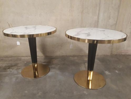 Manolia Design - Marmer Blad - Top Set - Super Trendy !!!, Maison & Meubles, Tables | Tables d'appoint, Comme neuf, Enlèvement