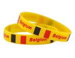 Bracelet silicone / bracelet Belgique supporter Belgique, Bijoux, Sacs & Beauté, Enlèvement ou Envoi, Neuf