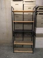 Open kast hout en metaal te koop, Ophalen, Met plank(en), Gebruikt, Minder dan 150 cm