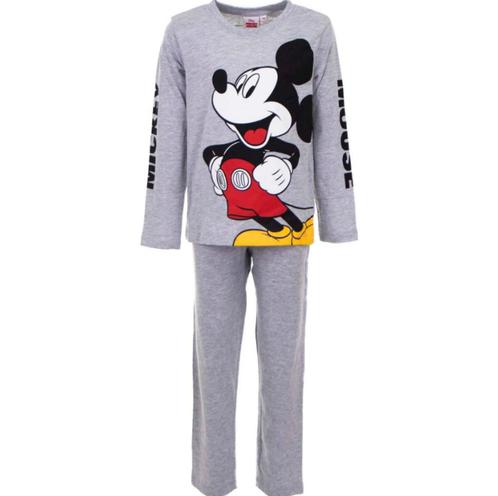 Mickey Mouse Pyjama - Grijs - Maat 128 - Disney, Kinderen en Baby's, Kinderkleding | Maat 128, Nieuw, Jongen, Nacht- of Onderkleding