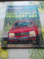 AUTOMOBILE 270 ESSAI PEUGEOT 504 1968, Livres, Autos | Brochures & Magazines, Peugeot, Utilisé, Enlèvement ou Envoi