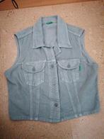 Mouwloos vestje, maat large, kleur groen-grijs, Enlèvement ou Envoi, Autres couleurs, Porté, Taille 42/44 (L)