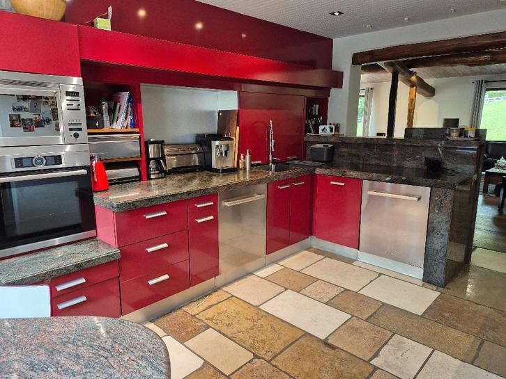 cuisine equippée, Maison & Meubles, Cuisine | Cuisines complètes, Utilisé, Autres types, Autres couleurs, Granit ou Pierre, Enlèvement