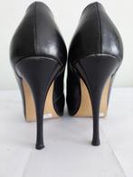 69C* Max&Co - jolis escarpins noirs high heels cuir (40), Noir, Max&Co, Escarpins, Porté
