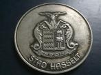 tinnen medaille Hasselt wapenschild, Overige materialen, Ophalen of Verzenden