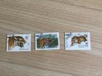 Postzegels tijgers, Postzegels en Munten, Postzegels | Thematische zegels, Ophalen of Verzenden, Gestempeld, Dier of Natuur