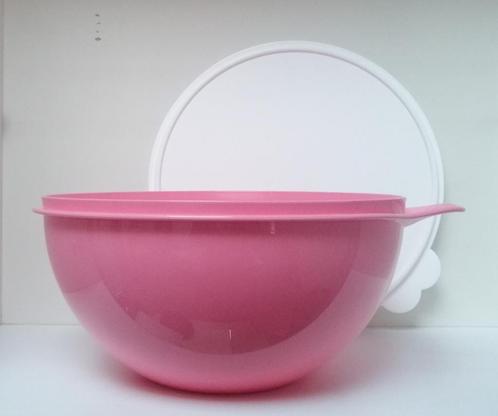 Tupperware Mixing Bowl « Pouce » 7,8 Liter - Roze - Promo, Huis en Inrichting, Keuken | Tupperware, Nieuw, Bus of Trommel, Wit