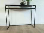 zwarte metalen console, Ophalen, Zo goed als nieuw