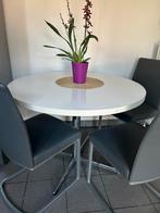 Table ronde avec pied en métal, Maison & Meubles, Tables | Tables à manger, Enlèvement